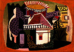 Pablo Picasso Paysage de Juan-les-Pins. Summer 1920 oil painting reproduction
