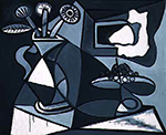 Pablo Picasso Vase de fleurs. 1943 oil painting reproduction