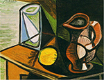 Pablo Picasso Verre et pichet. 23-July 1944 oil painting reproduction