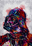 Abstract Darth Vader 2 painting for sale