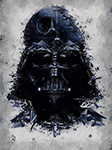 Abstract Darth Vader 5 painting for sale