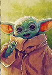 Yoda 4 painting for sale