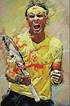 Nadal Win painting for sale